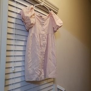 NWOT Pink Cotton Dress